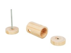 Dřevěný váleček na pamlsky rozložený